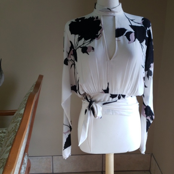 Free People Say You Love Me Floral Print Blouse - Picture 6 of 6